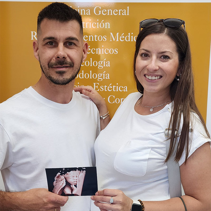 pareja con ecografia